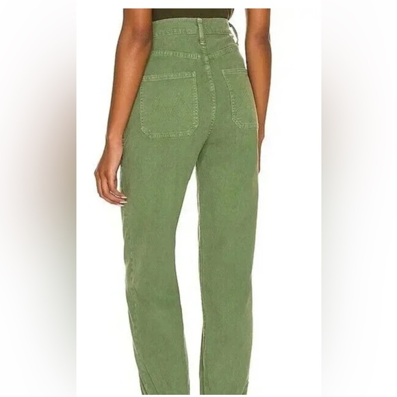 MOTHER The Wrapper Patch Springy Jeans in Army - Picture 2 of 10